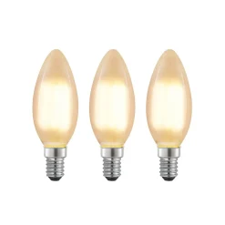 Arcchio LED-kertepære E14, 4 W, 2.700 K, dæmpbar, sæt med 3 stk