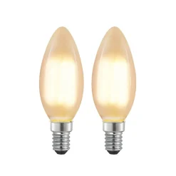 Arcchio LED-kertepære E14, 4 W, 2.700 K, dæmpbar, sæt med 2 stk