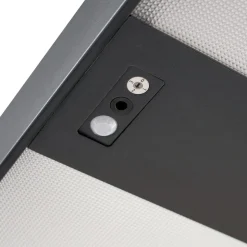 Arcchio LED-klemmelampe Logan sort, dæmpbar, sensor