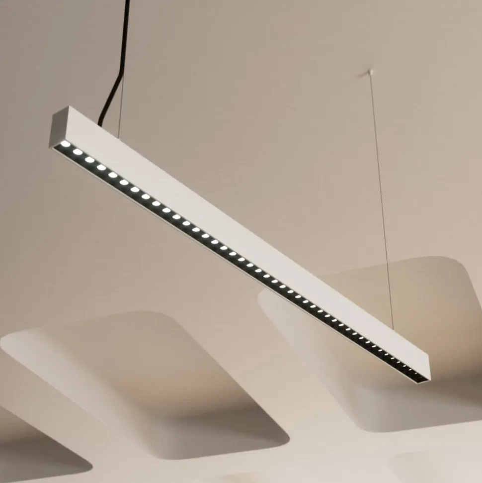 Arcchio LED-kontorhængelampe Jolinda slim, metal, op/ned