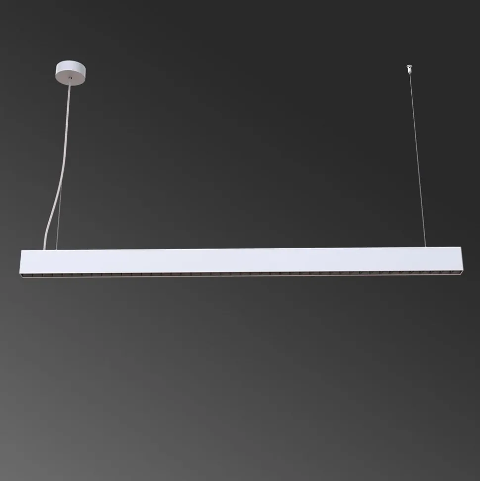 Arcchio LED-kontorhængelampe Jolinda slim, metal, op/ned
