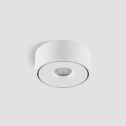 Arcchio LED-loftlampe Rotari, hvid, op og ned, aluminium