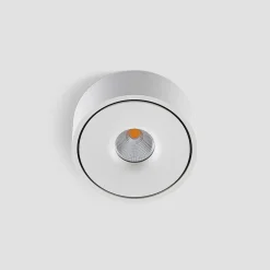 Arcchio LED-loftlampe Rotari, hvid, op og ned, aluminium