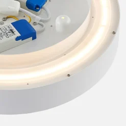 Arcchio LED-loftlampe Vanida, hvid, Ø 40 cm, op/ned