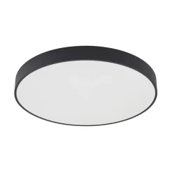 Arcchio LED-loftlampe Vanida, sort, Ø 60 cm, op/ned