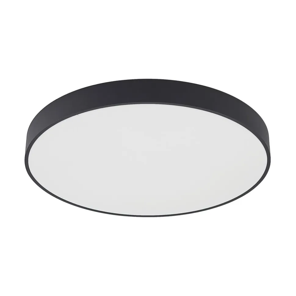 Arcchio LED-loftlampe Vanida, sort, Ø 60 cm, op/ned