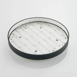 Arcchio LED-loftlampe Vanida, sort, Ø 60 cm, op/ned