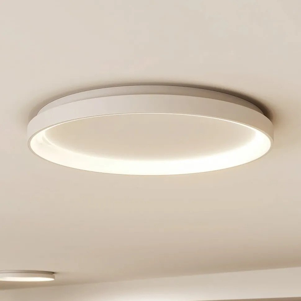 Arcchio LED-loftlampe Vivy, Ø 58 cm, hvid, metal