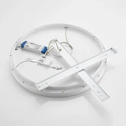 Arcchio LED-loftlampe Vivy, Ø 58 cm, hvid, metal