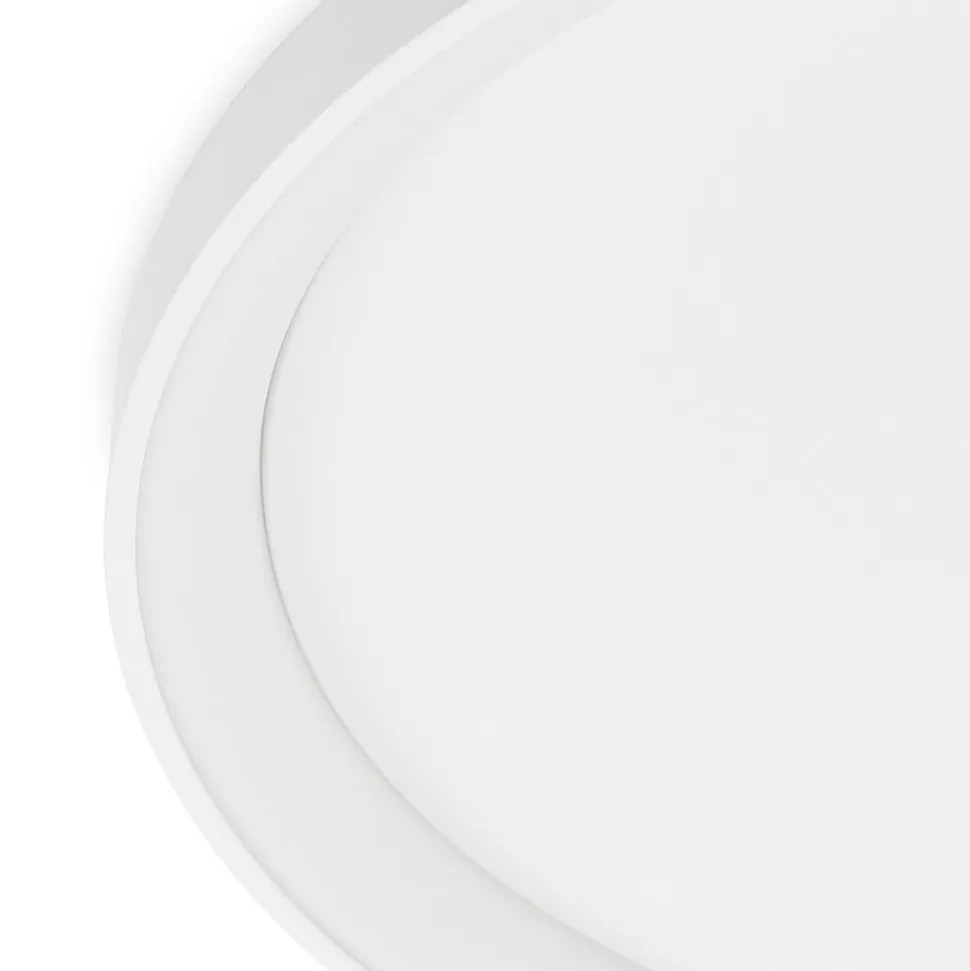 Arcchio LED-loftlampe Vivy, Ø 58 cm, hvid, metal