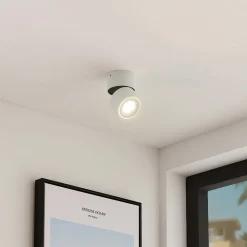 Arcchio LED-loftspot Rotari, hvid, 1 lyskilde, 681lm
