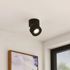 Arcchio LED-loftspot Rotari, 980lm, 1 lyskilde, sort