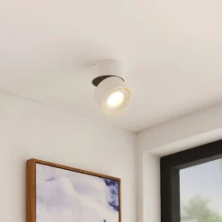 Arcchio LED-loftspot Rotari, hvid, 1 lyskilde, 946lm