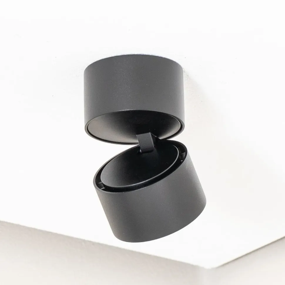 Arcchio LED-loftspot Rotari, 620lm, 1 lyskilde, sort