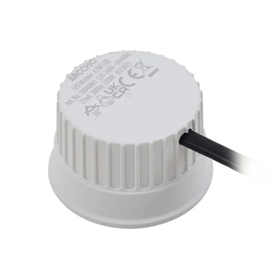 Arcchio LED-modul, GU10, 4,9 W, 380 lm, hvid, 2700 K, dæmpbar