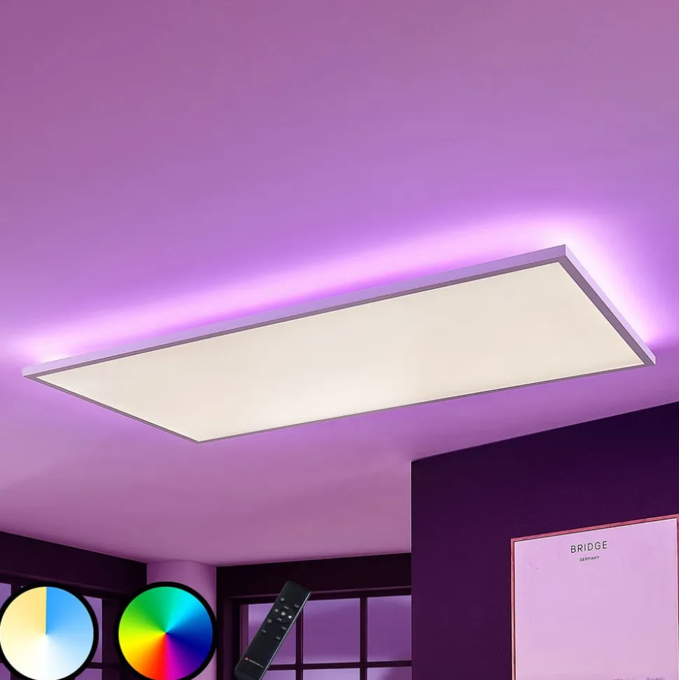Arcchio LED-panel Brenda, 120 x 60 cm, CCT, fjernbetjening