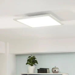 Arcchio LED-panel, CCT Lysander, 39 cm, hvid, aluminium