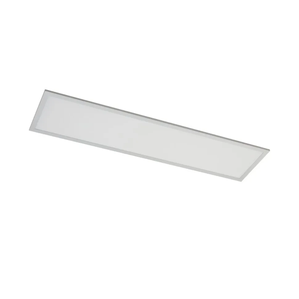 Arcchio LED-panel Lyndra, 120 cm, sølv, aluminium, dæmpbar, CCT