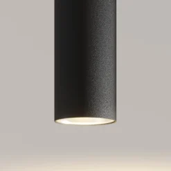 Arcchio LED-pendellampe Franka, 2 lyskilder, sort, aluminium