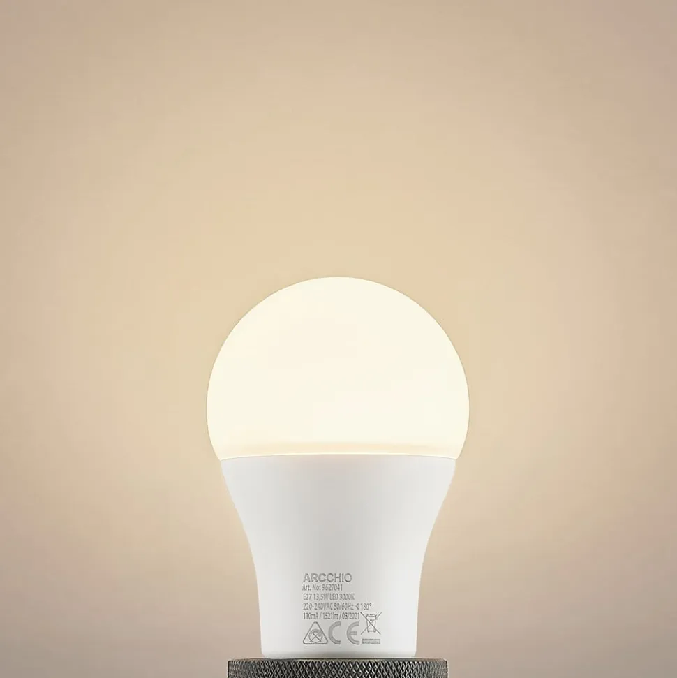 Arcchio LED-pære E27 A60 13,5W opal 3.000K 1521lm