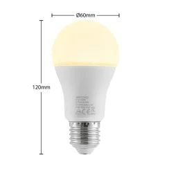 Arcchio LED-pære E27 A60 13,5W opal 3.000K 1521lm