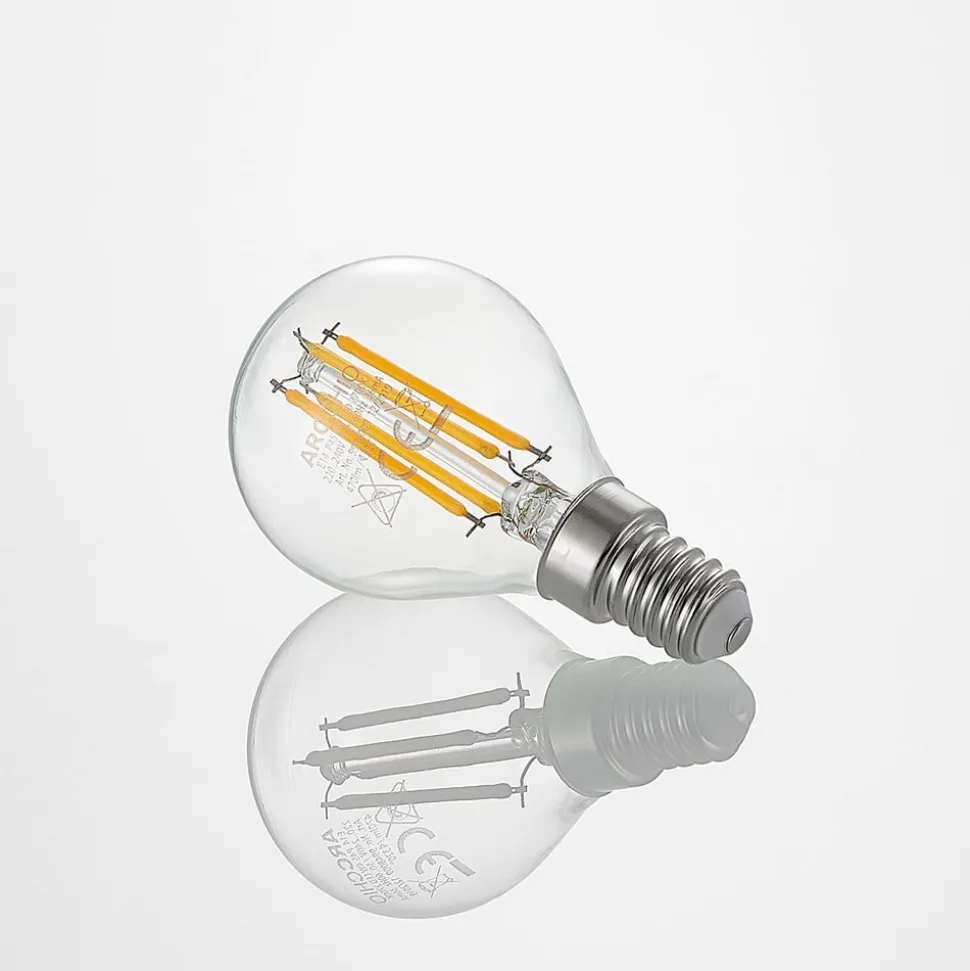 Arcchio LED-pære E14 P45, 4W, klar, 2.700 K, dæmpbar