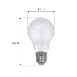 Arcchio LED-pære Filament, E27 2,2W, mat, 3000K, 470 lm