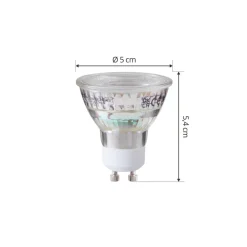 Arcchio LED-pære GU10 PAR16 2,5W klar 2.700 K 450 lm