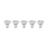 Arcchio LED-pære GU10 2,5W 6500K 450lm glas sæt med 5 stk