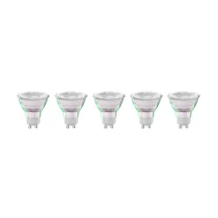 Arcchio LED-pære GU10 2,5W 6500K 450lm glas sæt med 5 stk