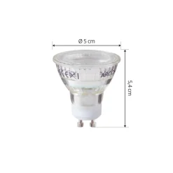 Arcchio LED-pære GU10 2,5W 6500K 450lm glas sæt med 5 stk
