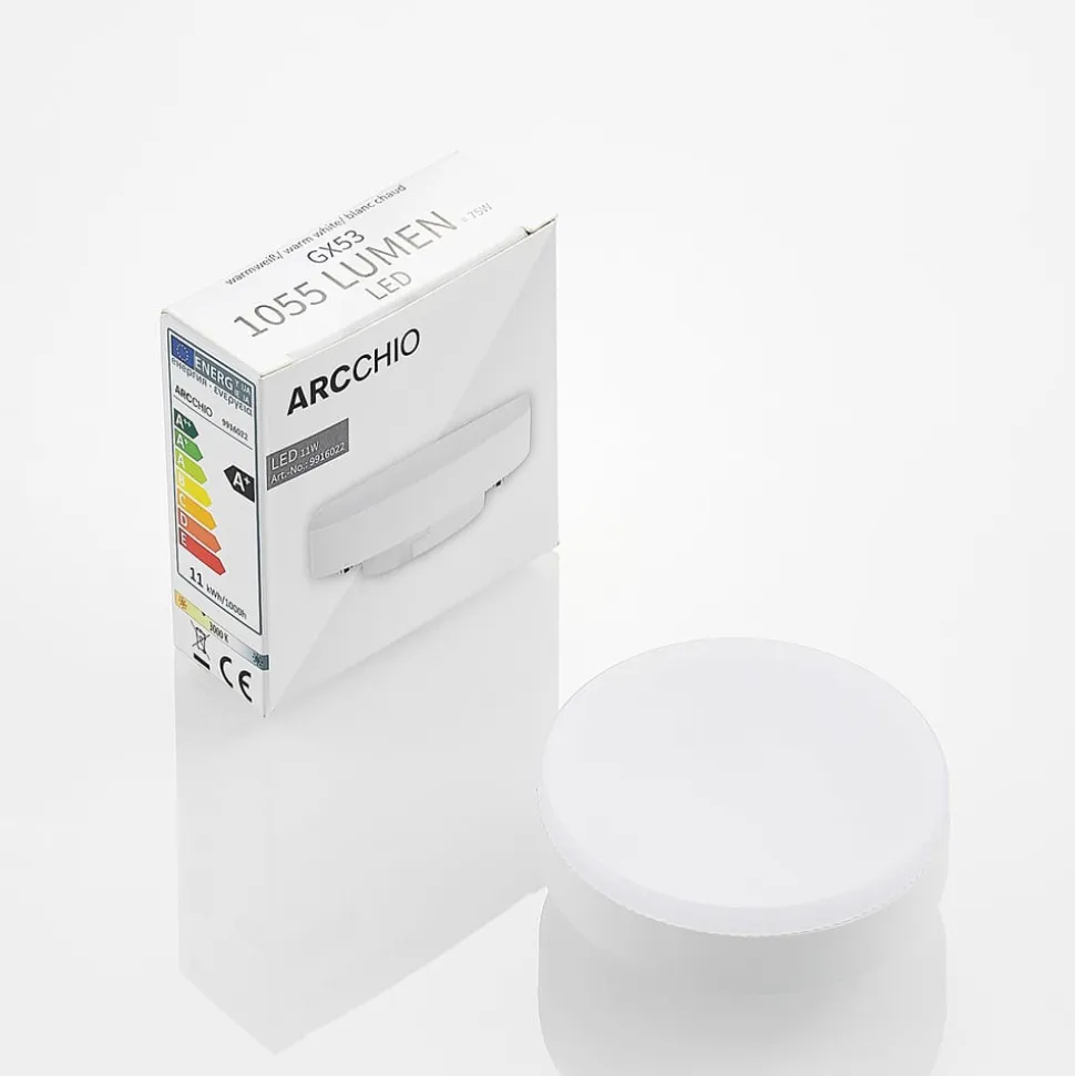 Arcchio LED-pære GX53 10 W 3.000 K, 10 stk