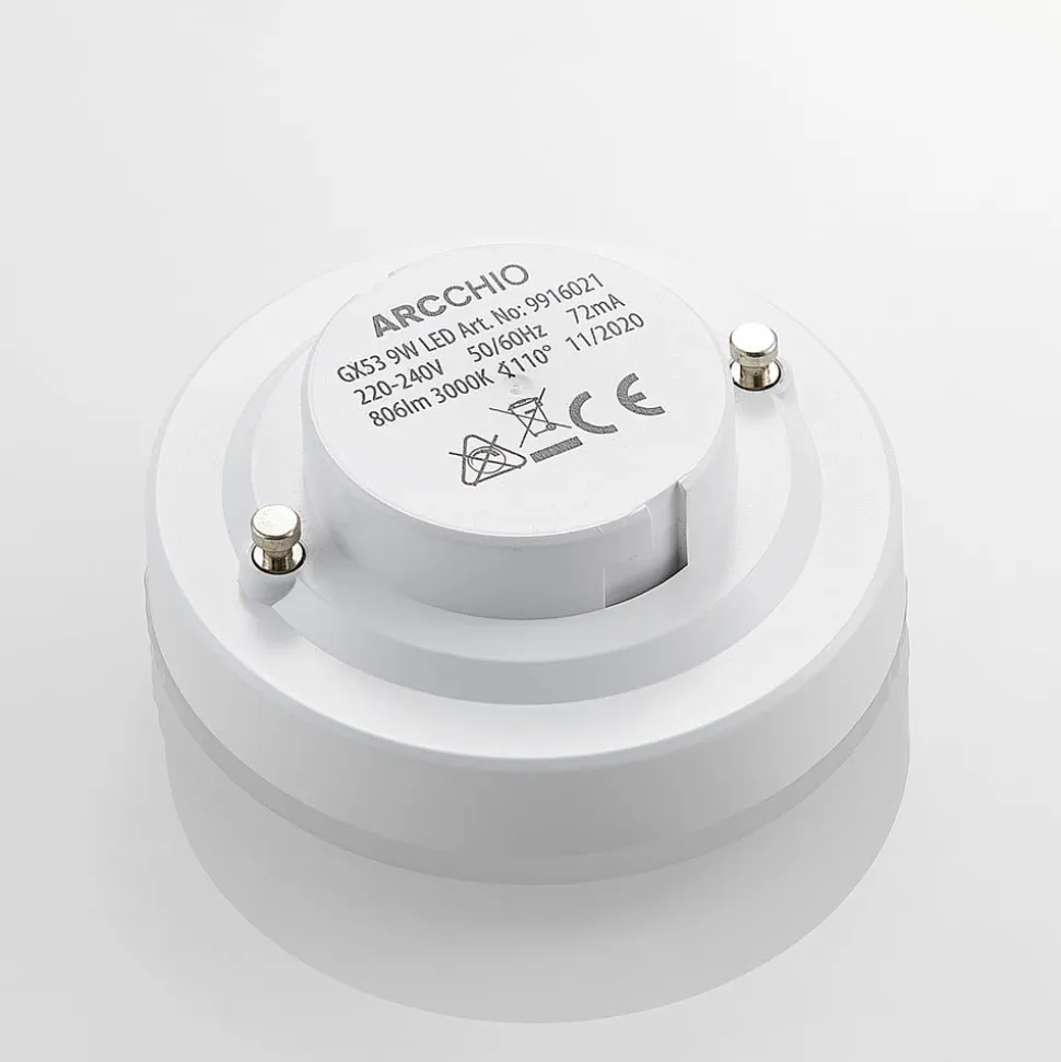 Arcchio LED-pære GX53 8 W 3.000 K, 10 stk