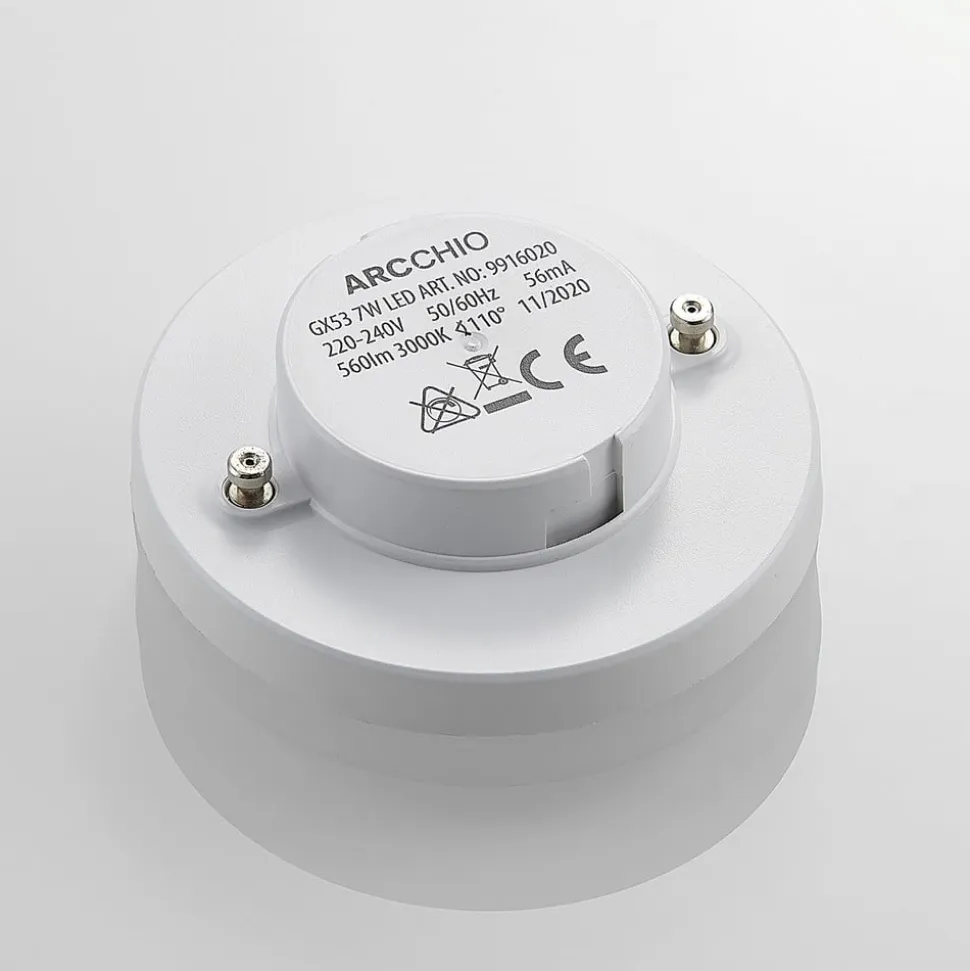 Arcchio LED-pære GX53 6W 3.000K 3-pak