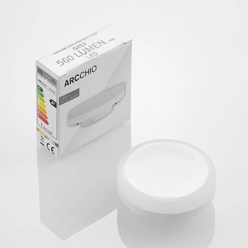 Arcchio LED-pære GX53 6W 3.000K 3-pak