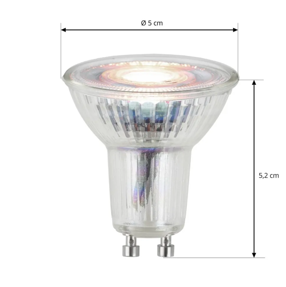 Arcchio LED-pære, reflektor, GU10, 4,5W, klar, 3000K