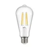 Arcchio LED-rustik lyspære, E27 3,8W, klar, 3000K, 806lm