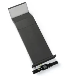 Arcchio LED-sokkellampe Havin, antracit, metal, 60 cm