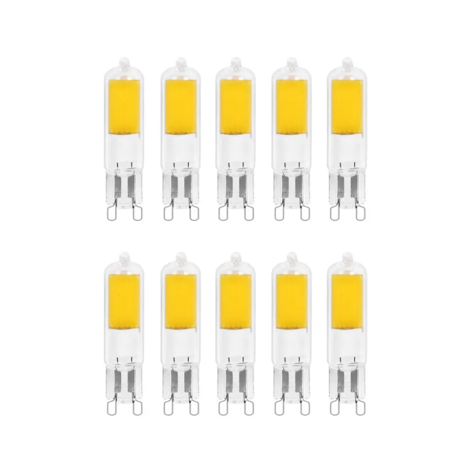 Arcchio LED-stiftsokkelpære, G9, 2,2W, 3000K, sæt med 10 stk