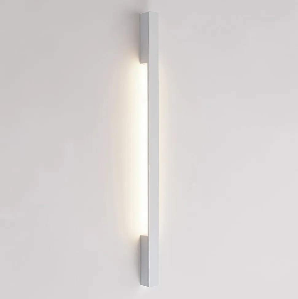 Arcchio LED-væglampe Ivano, 91 cm, hvid, aluminium
