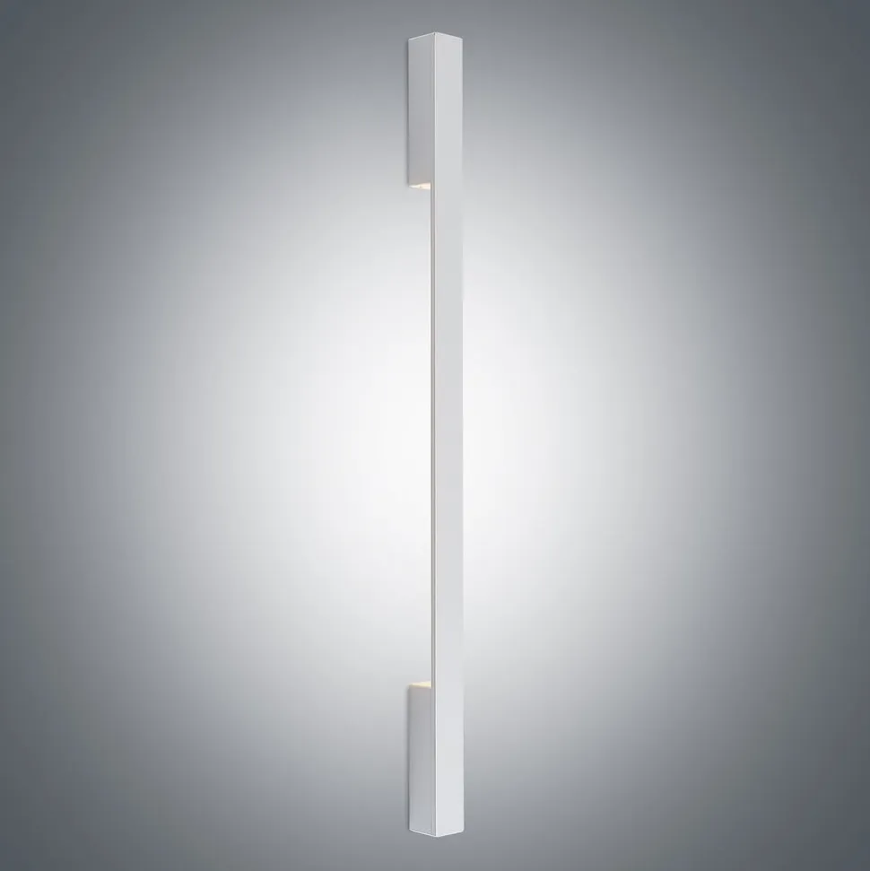 Arcchio LED-væglampe Ivano, 91 cm, hvid, aluminium