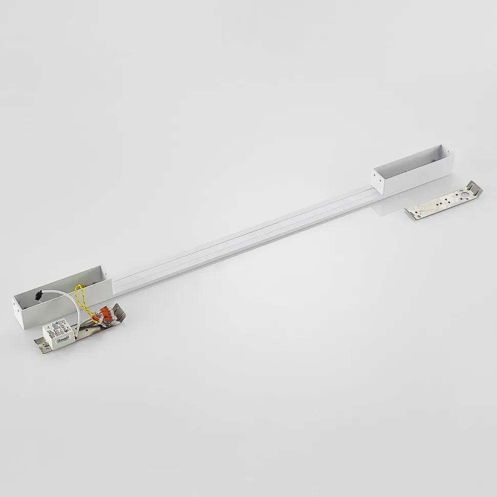 Arcchio LED-væglampe Ivano, 91 cm, hvid, aluminium