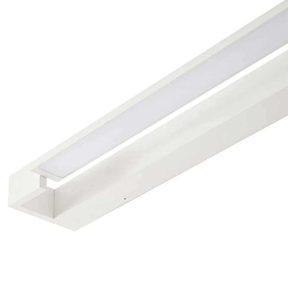 Arcchio LED-væglampe Jora, 90 cm, hvid, drejelig, IP44