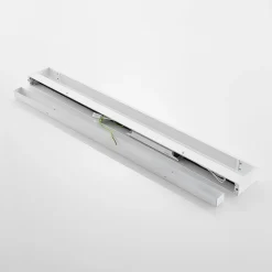 Arcchio LED-væglampe Jora, 90 cm, hvid, drejelig, IP44