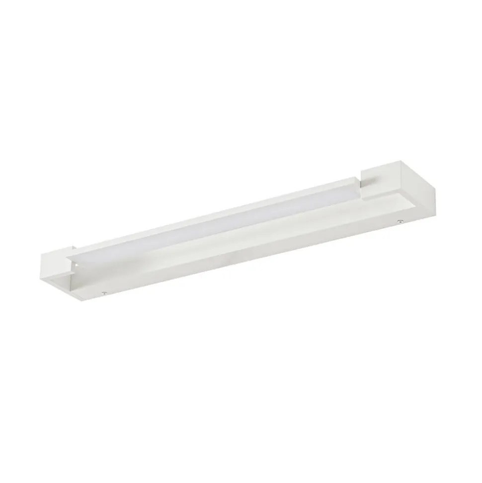 Arcchio LED-væglampe Jora, 60 cm, hvid, drejelig, IP44