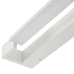 Arcchio LED-væglampe Jora, 60 cm, hvid, drejelig, IP44
