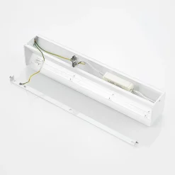 Arcchio LED-væglampe Karam, 53 cm, hvid, metal, op/ned