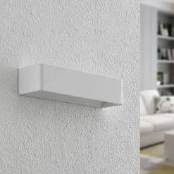Arcchio LED-væglampe Karam, 37 cm, hvid, metal, op/ned