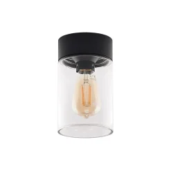 Arcchio Liljana udendørs loftslampe, IP65, sort