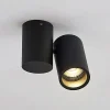 Arcchio loftlampe Gesina, 1 lyskilde, sort, aluminium, 11,6 cm